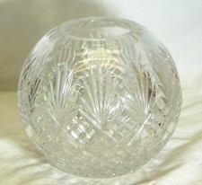 Crystal Rose Bowl 9-Point Fan Diamond Pattern picture