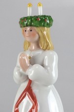 Royal Copenhagen Mini Collection 034 Lucia St. Lucia Christmas Figurine w/ Box picture