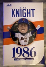 NY METS RAY KNIGHT BOBBLEHEAD SGA 1986 WORLD SERIES ICONIC MOMENTS 8/2/2026 picture