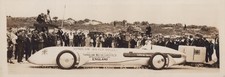 Sunbeam Silver Bullet RPPC Daytona Beach FL 1930 Kaye Don Land Speed Record picture