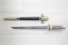 Rare Pre-1914 Imperial Japanese Navy Cadet Dirk Dagger Rayskin Scabbard  P35 picture