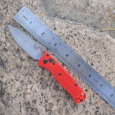 6.5” Orange 533 S30V Blade Fiberglass Handle Tactical Pocket Folding Tool Knife picture