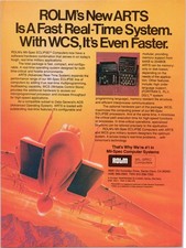 ROLM Mil-Spec ECLIPSE Computers Vintage 1980 Magazine Print Ad Fighter Jet picture