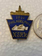 National Shorthand Reporters Association 1916 V Pin Philadelphia Court Reporter picture