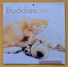 Buddies 2025 Calendar Mini Wall Calendar (7×7