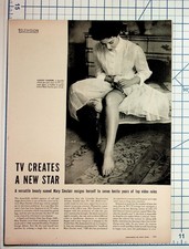 1951 Mary Sinclair TV Star Magazine Article Camfield Toaster Charis Corset Ads picture