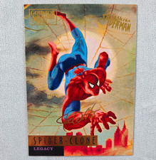 Fleer 1995 Spider-Man '95 Ultra Legacy Insert Spider-Clone #68 Gold Foil Sig picture