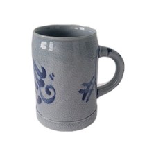 Vintage Thewalt Blue Stoneware 0.5L  Stein  Western Germany  5” picture