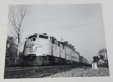Vintage 1958 CNW Chicago North Western Railway 8x10 Photo Deval Tower Bruce picture
