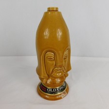 VTG 60s Old Crow Chessmen Decanter Chess Piece Light Pawn Empty Décor No Stopper picture