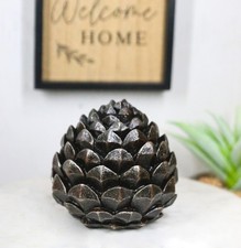 Cozy Pines Rustic Pinecone Figurine Small Woodland Pine Cone Tabletop Decor picture