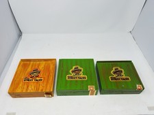 Lot of 3 Rojas Street Tacos Empty Wooden Cigar Boxes Toro Robusto Nicaragua picture