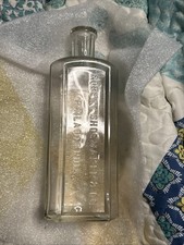 Vintage Robert Shoemaker & Co Philadelphia glass clear bottle no cap empty picture
