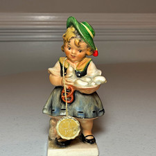 Friedel Hand Painted Glazed Porcelain Girl Figurine Multicolor 6 inch girl B picture