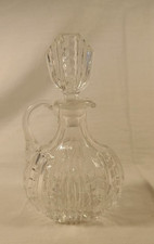 Vintage Crystal Vinegar Syrup Creut with Stopper picture