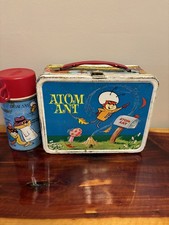 Vintage 1966 Atom Ant/Secret Squirrel  Lunch Box with Termos picture