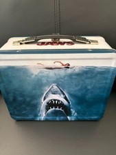 Factory Entertainment JAWS No Swimming Retro Style Tin Lunchbox picture