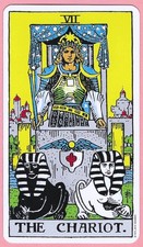 The Chariot - 7, Rider Waite Single Swap Tarot Card, 