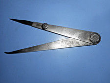 Vintage L.S. Starrett Co. Firm Joint 6” Hermaphrodite Caliper - Adjustable Point picture