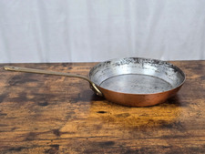 Vintage HAVARD FRANCE Hammered 1.6mm Copper 27cm 10.75