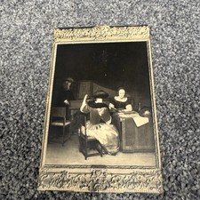 Vintage 1930s Dutch Concert Gerard Ter Borch Painting Postcard picture