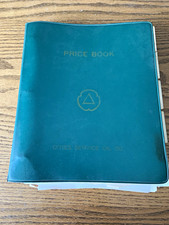 Cities Service Oil Co. Original Green Price Book Binder 1963-1965 Gas & Oil picture