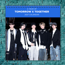 tomorrow x together 2027 Wall Calendar 12 Month Celebrity Photo Fan Collectible picture