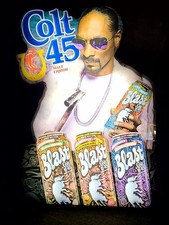 Snoop Dogg Colt 45 Blast LED Sign. RARE 20