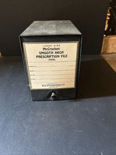 vintage H.S. McCracken Box & Label Co. Large Size Smooth Arch Prescription File picture
