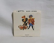 Vintage Matchbook Rudi's Restaurant Houston Texas Advertising Matches Full picture