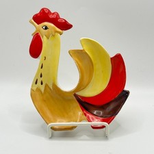 Vintage 1962 Holt Howard Rooster Spoon Rest Ceramic Mid Century Kitchen Decor picture