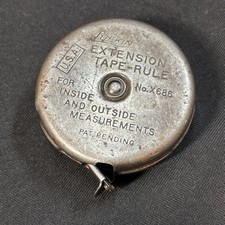 RARE Vintage Lufkin Antique Extension Tape Rule no.X686 USA Measure picture