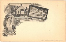 Frederick MD Barbara Fritchie House Flag Undivided Back Postcard c1905 Unused picture