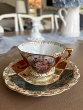 Antique Prov Saxe Erdmann Schlegelmilch Teacup and Saucer picture