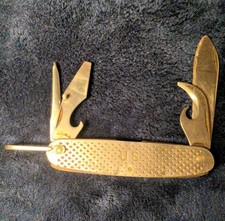 Camillus 1968 US Military Mutil Function Tool Knife - Vintage Vtg picture
