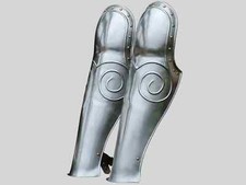 Pair of Gladiator Greaves, Authentic Style Armor for Cosplay, Renaissance Fairs picture