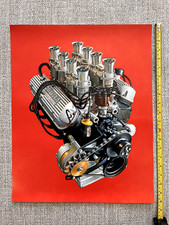 Shelby American Cobra Competition Engine Print Carroll GT40 GT350 GT500KR Weber picture