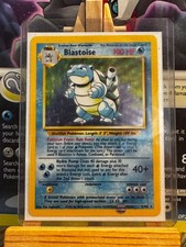 1999 VINTAGE POKEMON BASE SET - BLASTOISE 2/102 - UNLIMITED HOLO RARE LP*MINT** picture