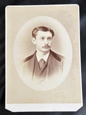1896 US Olympic Organizer UNC Tar Heel Greek Teacher Eben Alexander Cabinet Card picture