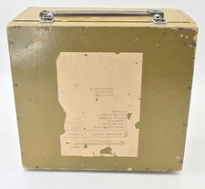 Vintge 1963 Soviet USSR Military Aviation Wood Transit Box Chest DAK-DB-5 Bomber picture