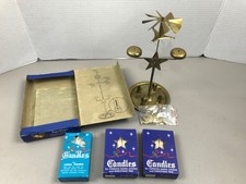 Vintage Swedish angel chimes + 3 boxes of candles holiday Xmas Christmas decor picture