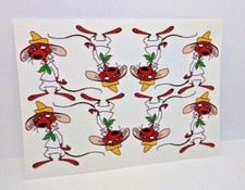 Slowpoke Rodriguez x 8 Vintage Style DECAL, Vinyl STICKER, rat rod, racing picture