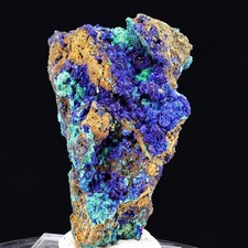Malachite ps Azurite Crystals | Pilot Peak, Pilot Mountains Dist, Nevada - Rare picture