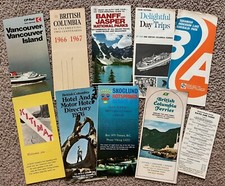 Vtg 1960's-70's Canada BC Travel Guides Vaca Brochure Lot of 10 Paper Ephemera 4 picture