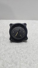 Vintage WWII US Navy Aircraft Suction Vacuum Gauge US Gauge Co AW-1 7/8-21-AG picture