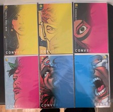 DC Convergence 24 COMIC LOT #0-8 + CHIP KIDD VARIANTS Harley Quinn Nightwing picture