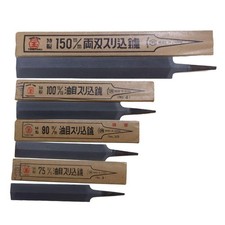 Tsubotama Feather Edge File Set 4 Pcs Saw Sharpening Deadstock Retro Rasp picture