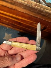 1920’s KA-BAR Union Cut Co Olsen NY USA 2-Blade Equal End Pocket Knife picture