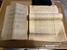 Five Civilized Tribes Historical Paper Dept Interior 1900’s Cherokee Indian Lot picture
