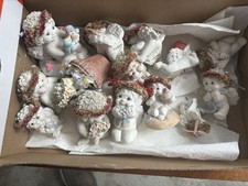 Vintage Dreamsicles Kristin Angel Cherub Figurines Cast Art Collection Lot picture
